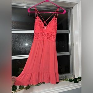 pink victoria secret dress